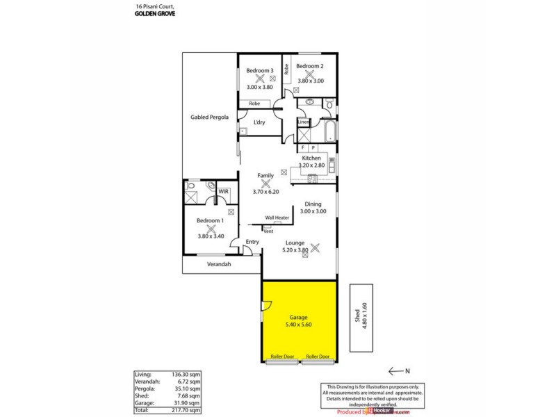 16 Pisani Court, Golden Grove SA 5125 Floorplan