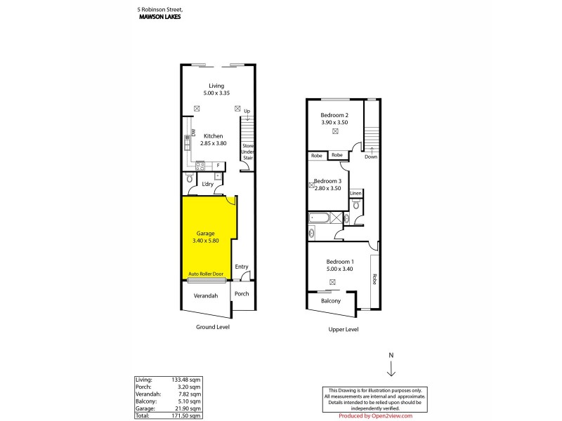 5 Robinson Street, Mawson Lakes SA 5095 Floorplan