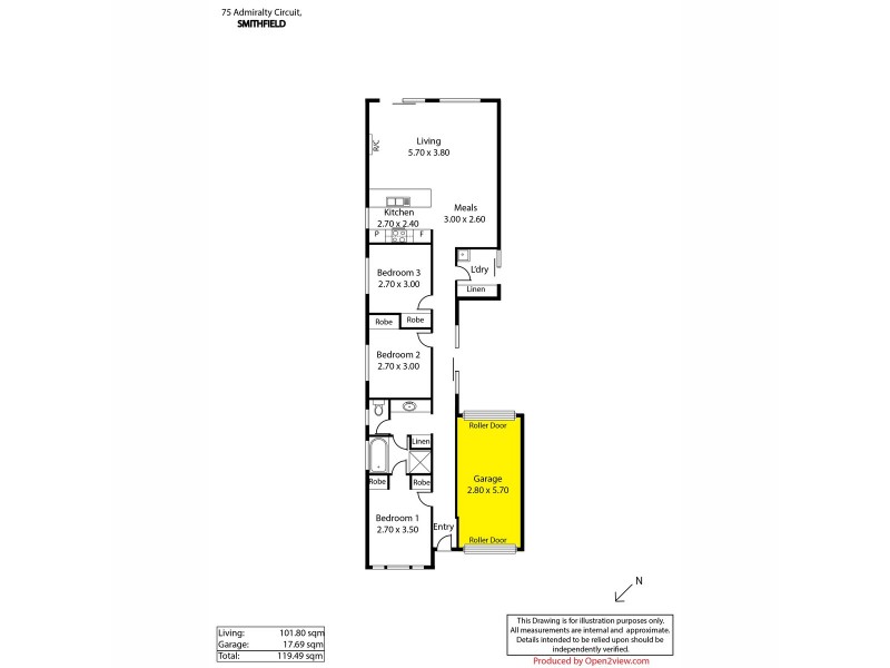 75 Admiralty Circuit, Smithfield SA 5114 Floorplan