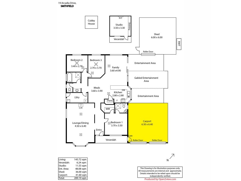 19 Arcadia Drive, Smithfield SA 5114 Floorplan