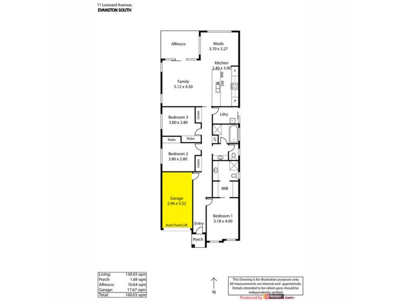 11 Leonard Avenue, Evanston South SA 5116 Floorplan