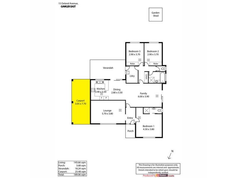 15 Deland Avenue, Gawler East SA 5118 Floorplan