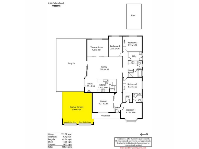 8 McCallum Road, Freeling SA 5372 Floorplan
