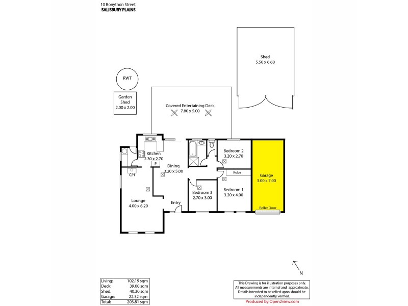 10 Bonython Street, Salisbury Plain SA 5109 Floorplan
