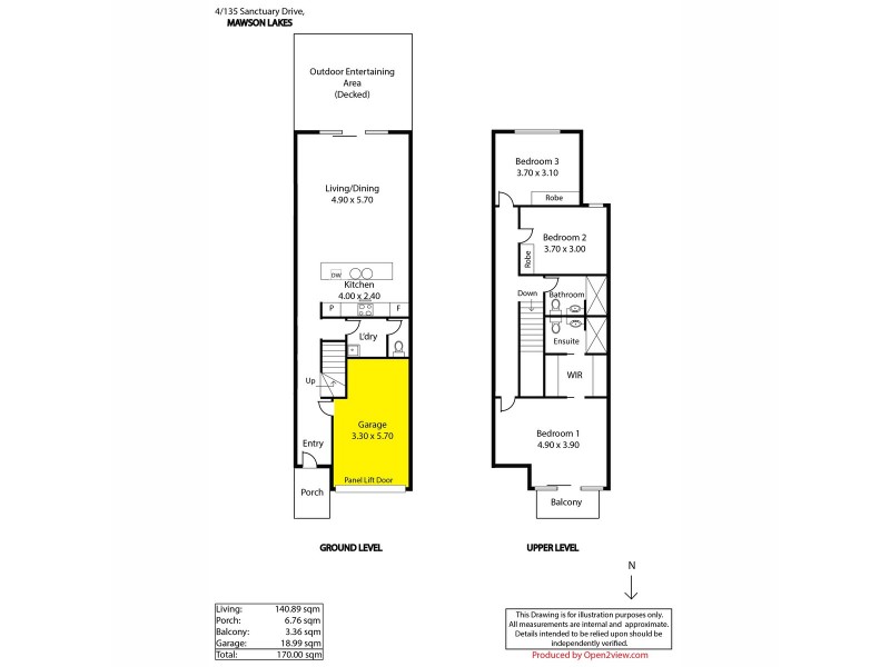 4/135 Sanctuary Drive, Mawson Lakes SA 5095 Floorplan