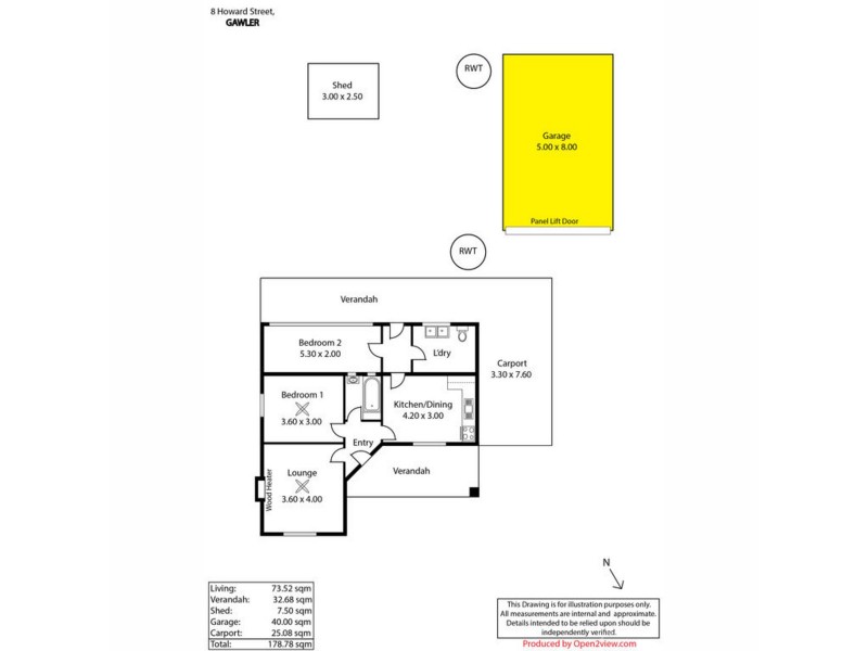 8 Howard Street, Gawler SA 5118 Floorplan