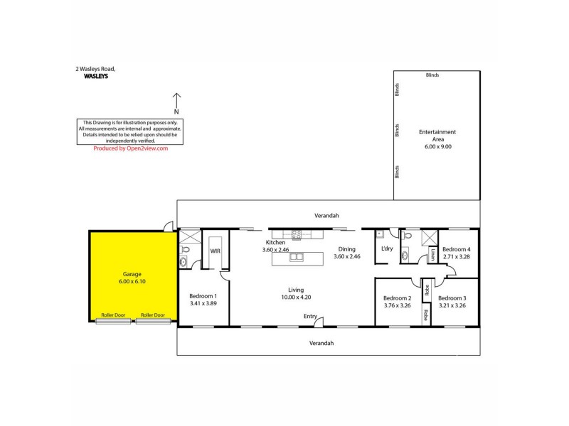 2 Wasleys Road, Wasleys SA 5400 Floorplan