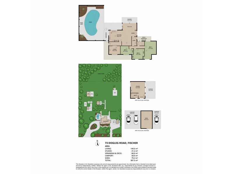 73 Dogleg Road, Fischer SA 5502 Floorplan