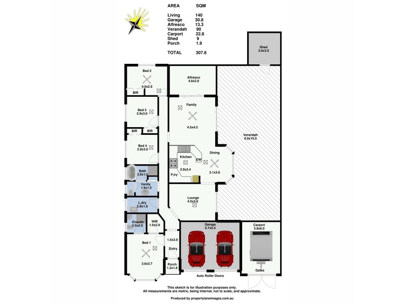 164 President Avenue, Andrews Farm SA 5114 Floorplan