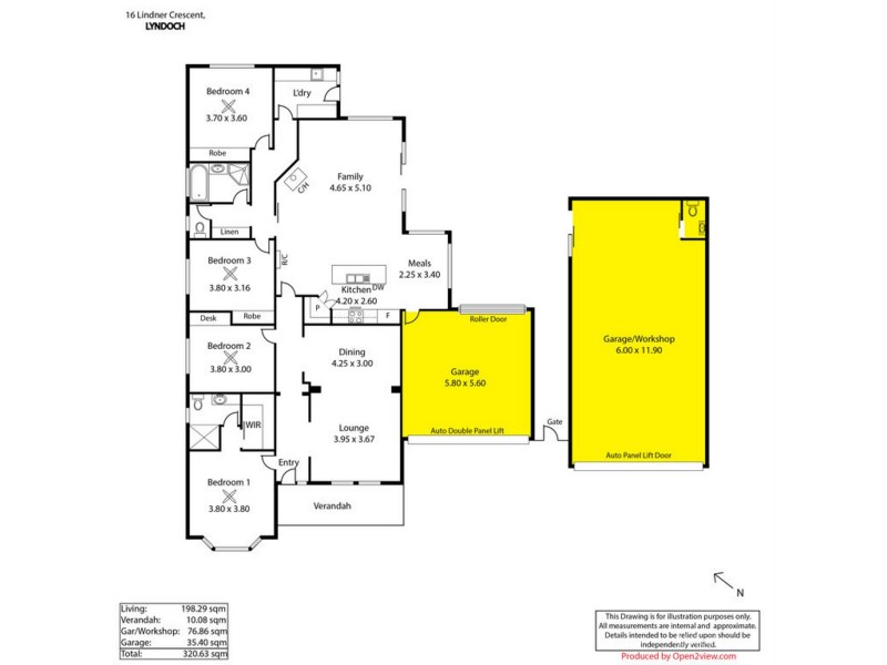 16 Lindner Crescent, Lyndoch SA 5351 Floorplan