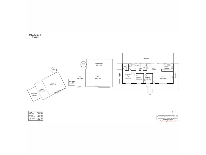 37 Bache Road, Fischer SA 5502 Floorplan