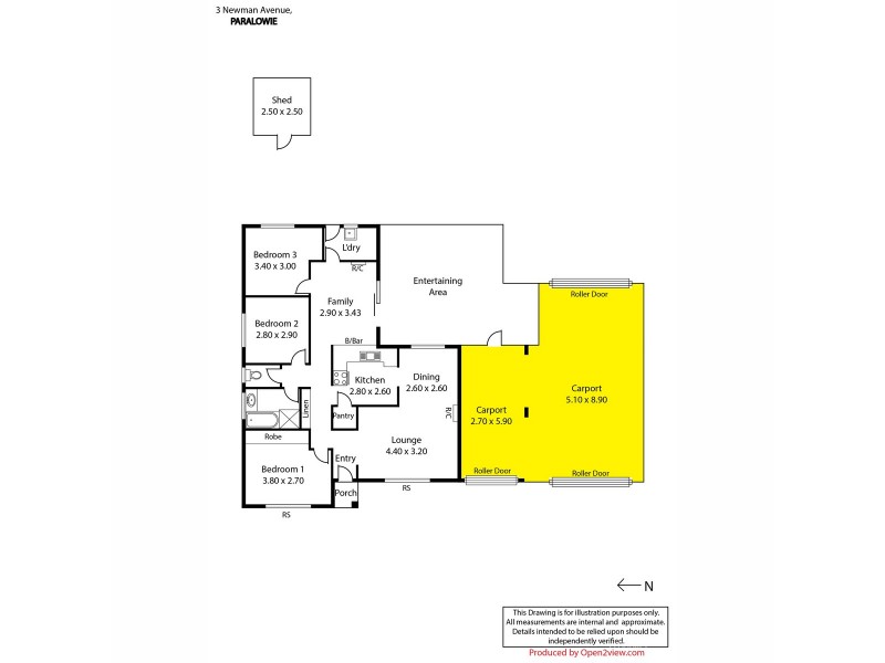 3 Newman Avenue, Paralowie SA 5108 Floorplan