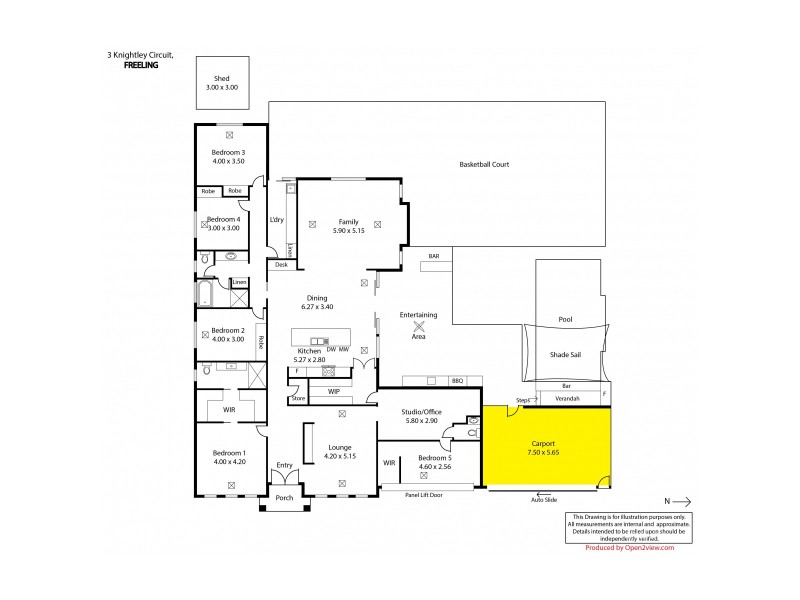 3 Knightley Circuit, Freeling SA 5372 Floorplan
