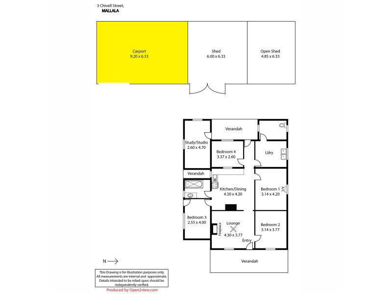 3 Chivell Street, Mallala SA 5502 Floorplan