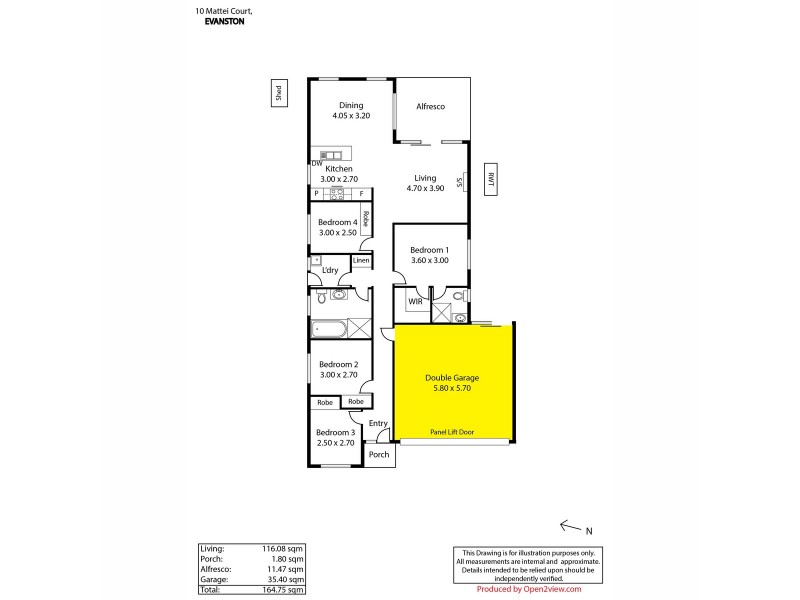 10 Mattei Court, Evanston SA 5116 Floorplan