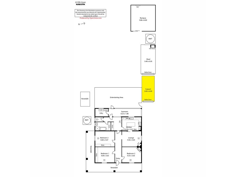 25 Fifth Street, Nuriootpa SA 5355 Floorplan