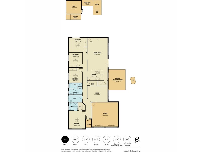 23 Osborne Street, Evanston Gardens SA 5116 Floorplan