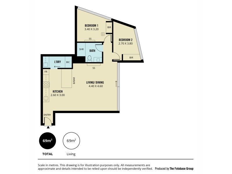 707/421 King William Street, Adelaide SA 5000 Floorplan