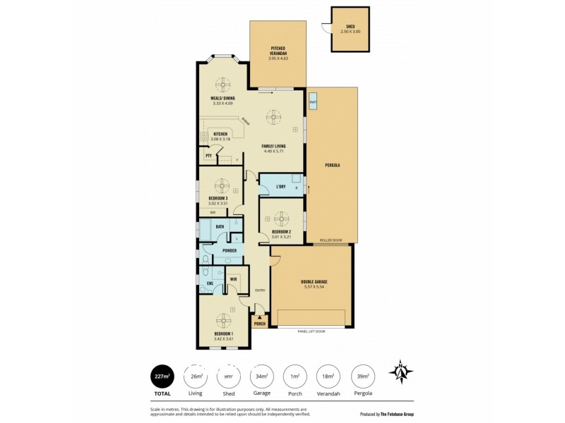 9 Toner Crescent, Evanston Park SA 5116 Floorplan