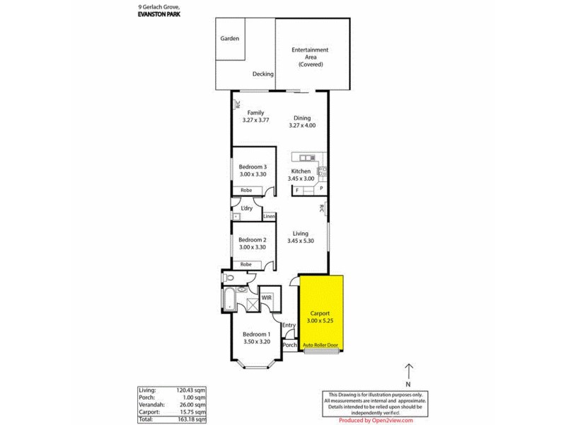 9 Gerlach Grove, Evanston Park SA 5116 Floorplan