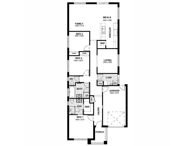 60 Vista Parade, Seaford Heights SA 5169 Floorplan