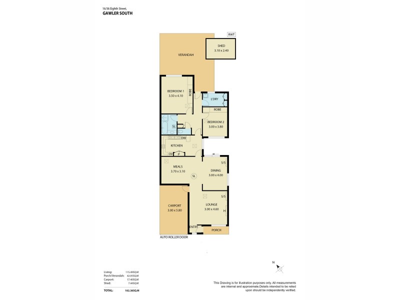 16/36-38 Eighth Street, Gawler South SA 5118 Floorplan