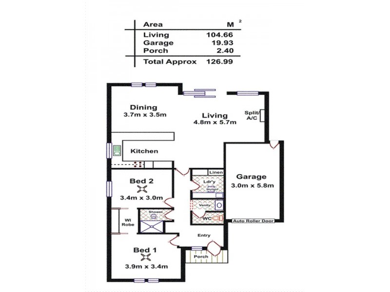 11/4 Bella Street, Gawler East SA 5118 Floorplan
