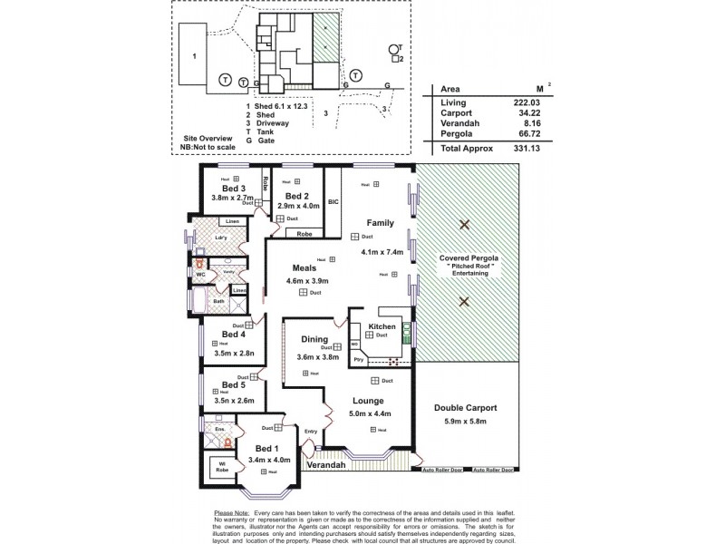 4 Stithians Drive, Gawler East SA 5118 Floorplan