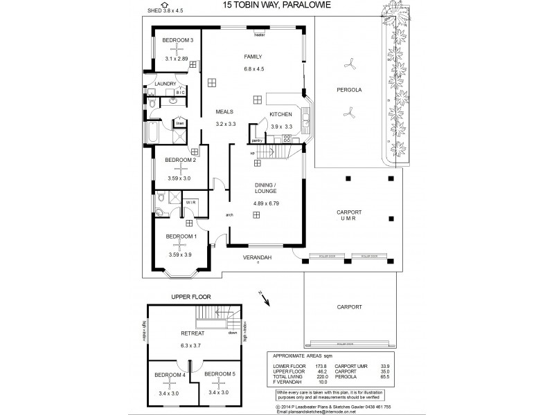 15 Tobin Way, Paralowie SA 5108 Floorplan