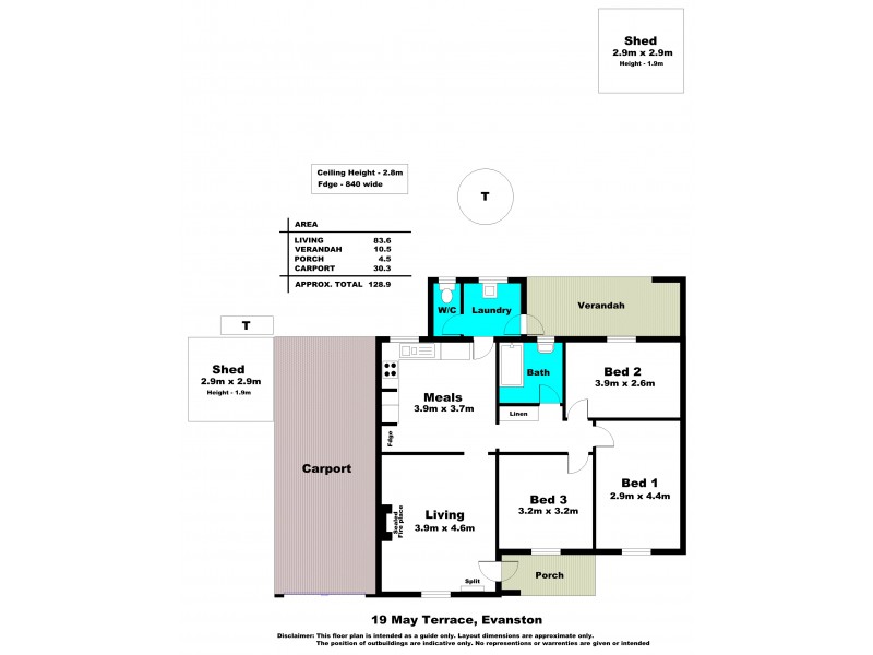 19 May Terrace, Evanston SA 5116 Floorplan