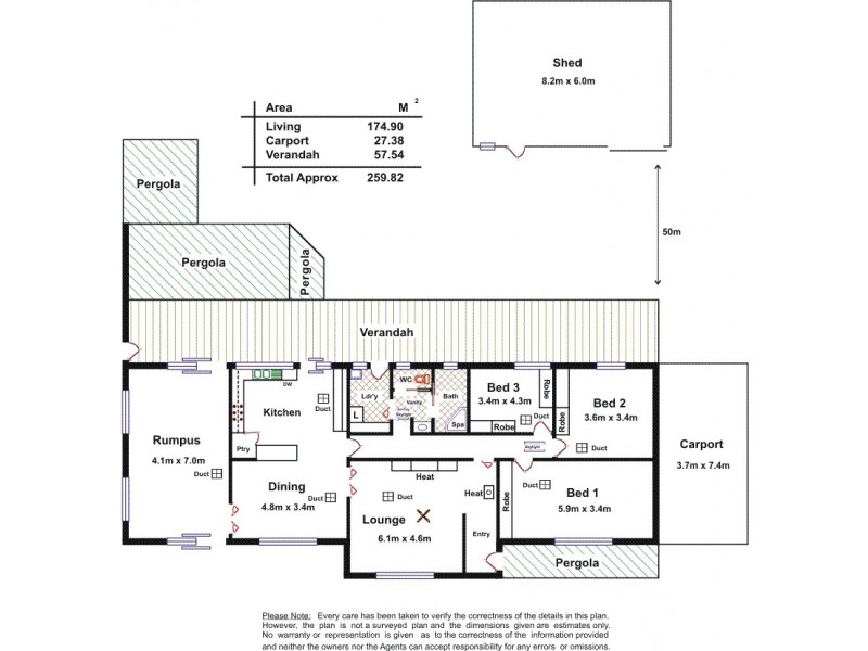 253 Williamstown Road, Cockatoo Valley SA 5351 Floorplan