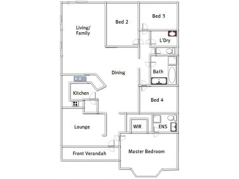 1 Geoffrey Street, Lewiston SA 5501 Floorplan