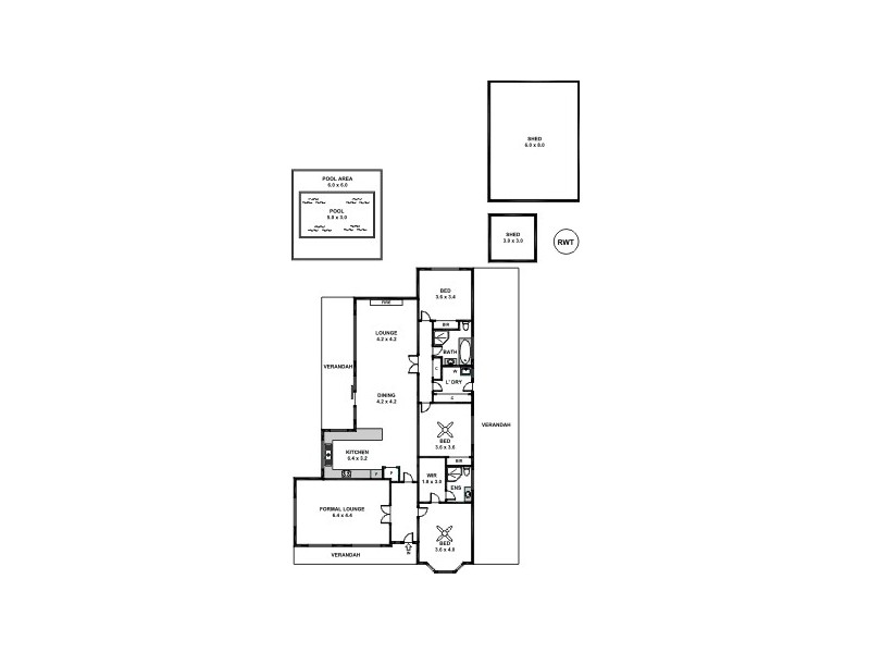 22 Meshach Burge Terrace, Lyndoch SA 5351 Floorplan