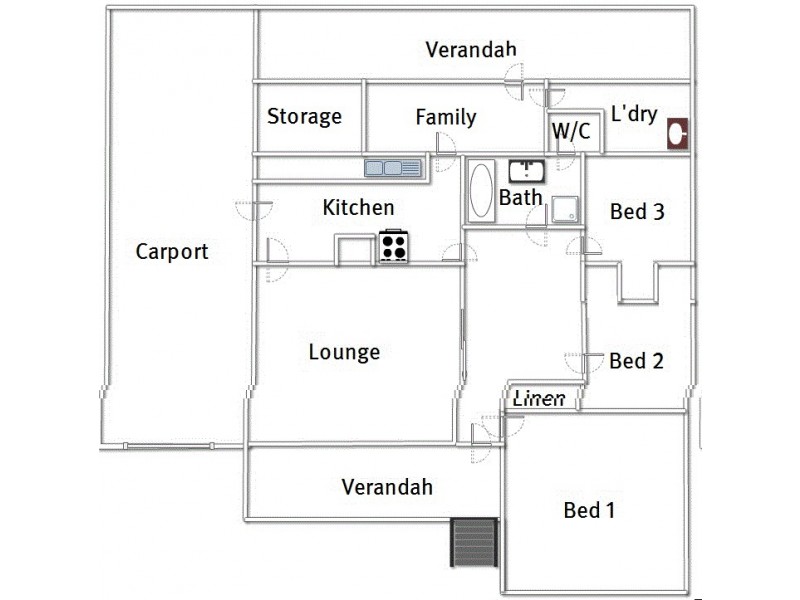 2 Sambell Court, Evanston Park SA 5116 Floorplan