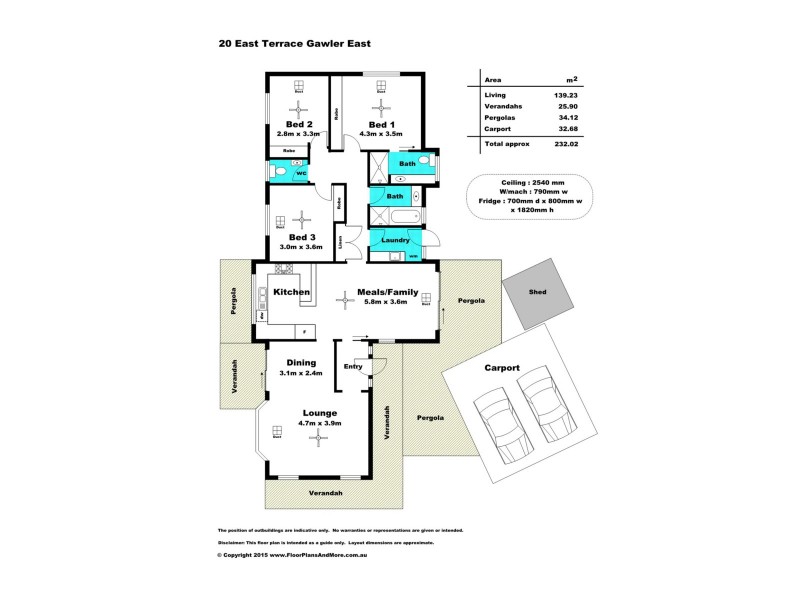 20 East Terrace, Gawler East SA 5118 Floorplan