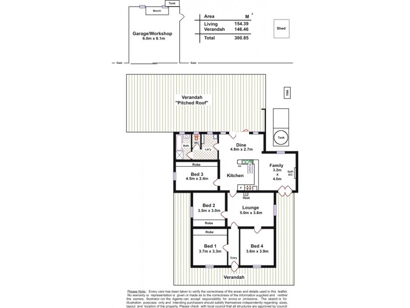 14 Fourteenth Street, Gawler South SA 5118 Floorplan