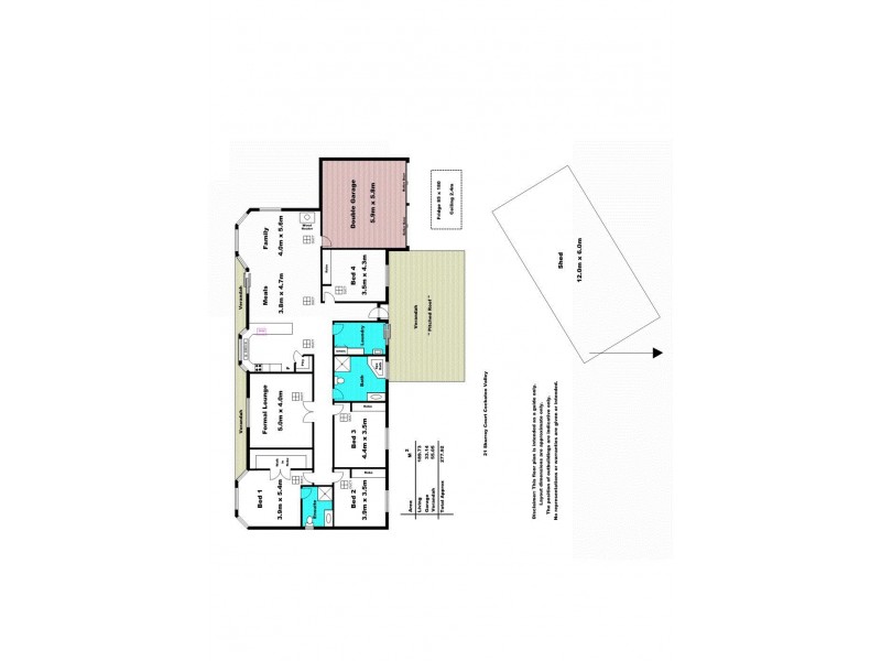 21 Skurray Court, Cockatoo Valley SA 5351 Floorplan