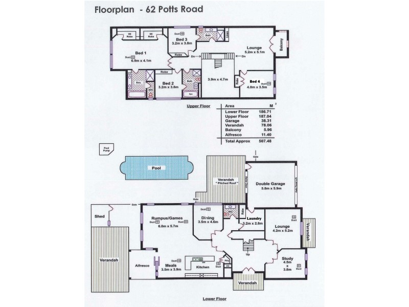 62 Potts Road, Evanston Park SA 5116 Floorplan