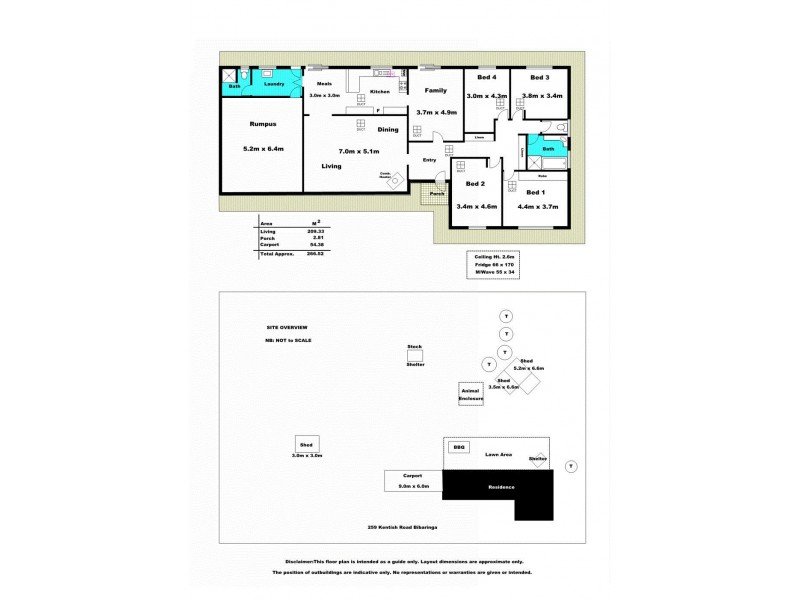 259 Kentish Road, Bibaringa SA 5118 Floorplan