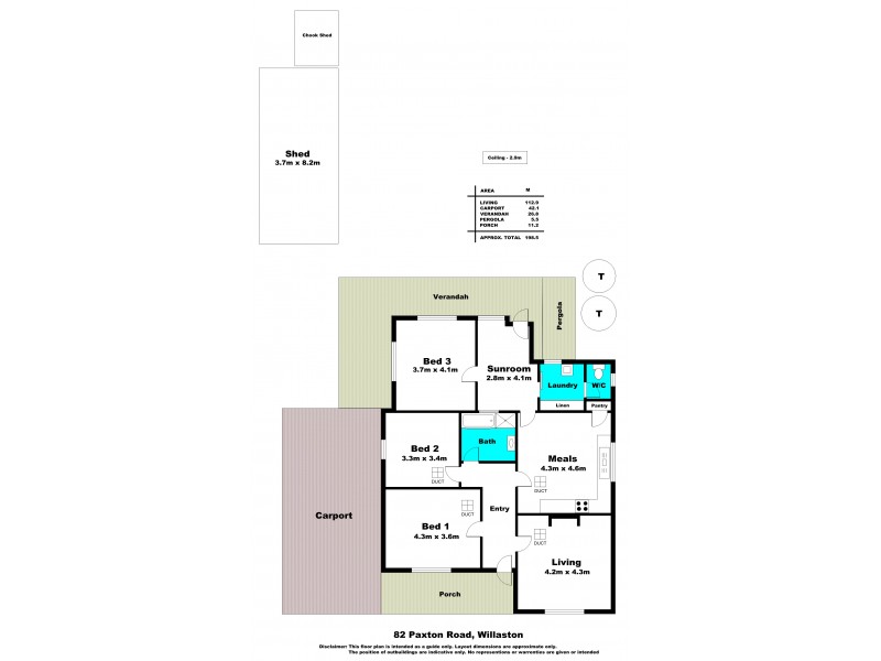 82 Paxton Street, Willaston SA 5118 Floorplan