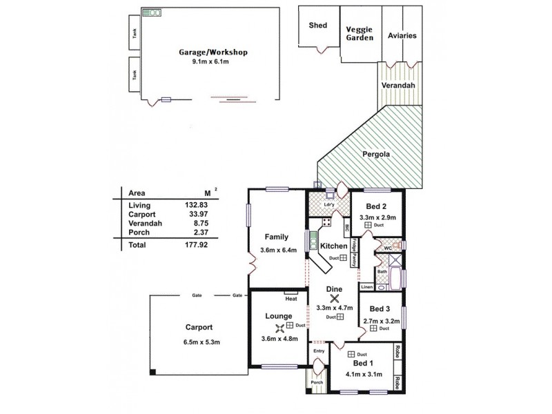 5 Sanders Way, Willaston SA 5118 Floorplan