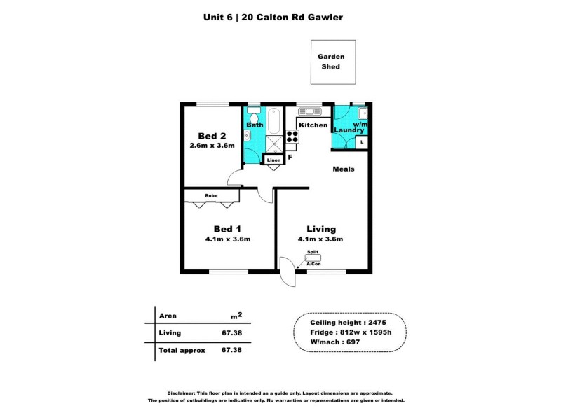 6/20 Calton Road, Gawler East SA 5118 Floorplan