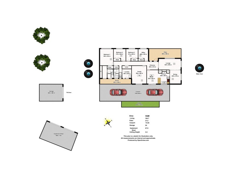 157 Blockers Road, Williamstown SA 5351 Floorplan