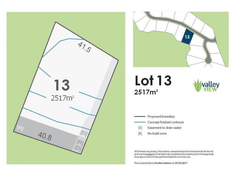 Lot 13 Valley View Estate, Richmond Hill Rd, Goonellabah NSW 2480