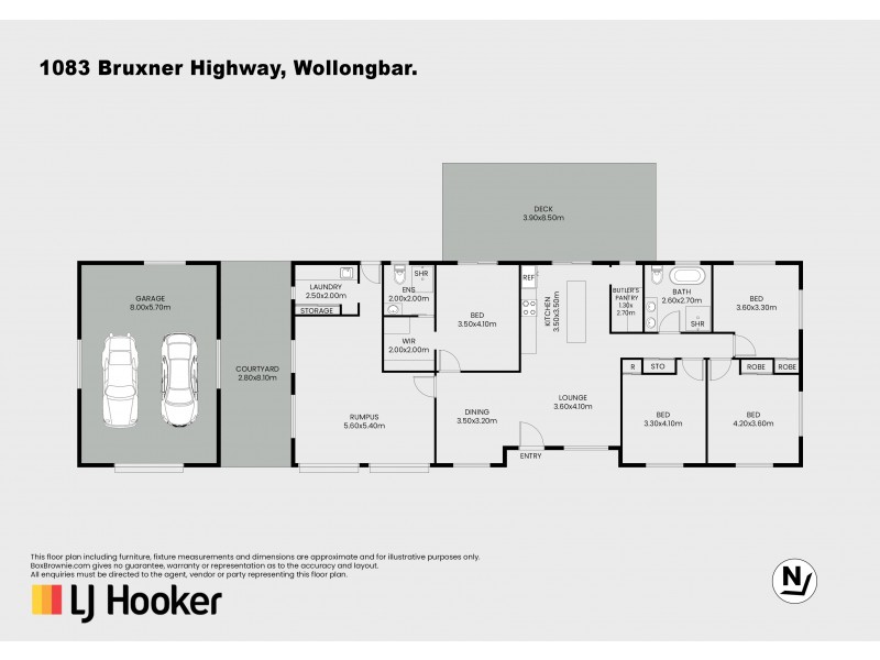1083 Bruxner Highway, Wollongbar NSW 2477 Floorplan