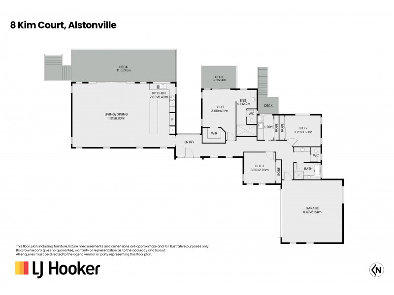 8 Kim Court, Alstonville NSW 2477 Floorplan