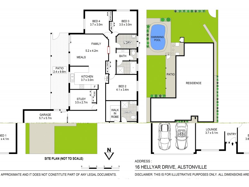 16 Hellyar Drive, Wollongbar NSW 2477 Floorplan