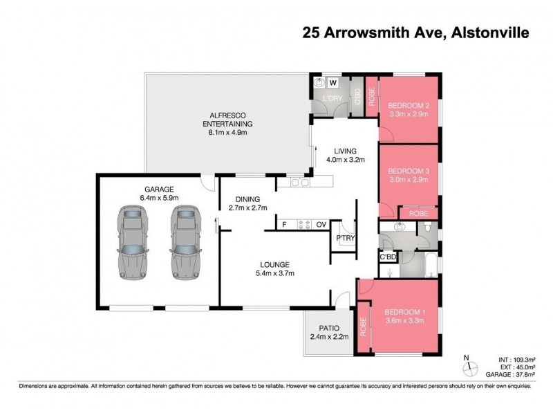 25 Arrowsmith Avenue, Alstonville NSW 2477 Floorplan