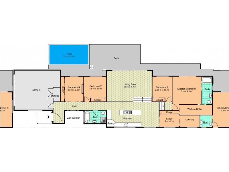 46 Baldock Drive, Mcleans Ridges NSW 2480 Floorplan
