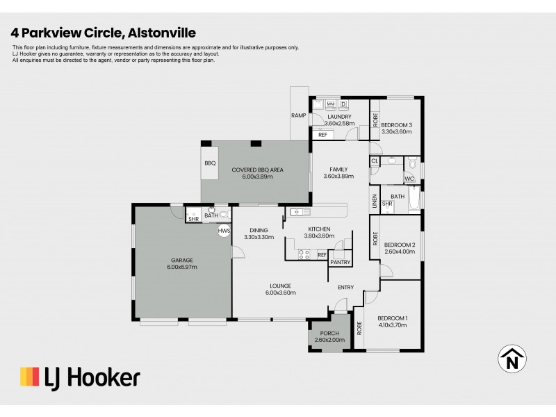 4 Parkview Circle, Alstonville NSW 2477 Floorplan
